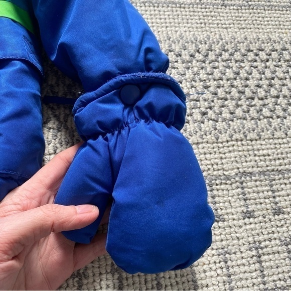 Alpinetek Baby 12 Month Blue 2-Piece SnowSuit w/ Mitts and Booties - Picture 4 of 9